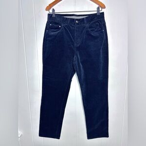 Williams & Kent Stretch Cord Dark Navy Corduroy Pants